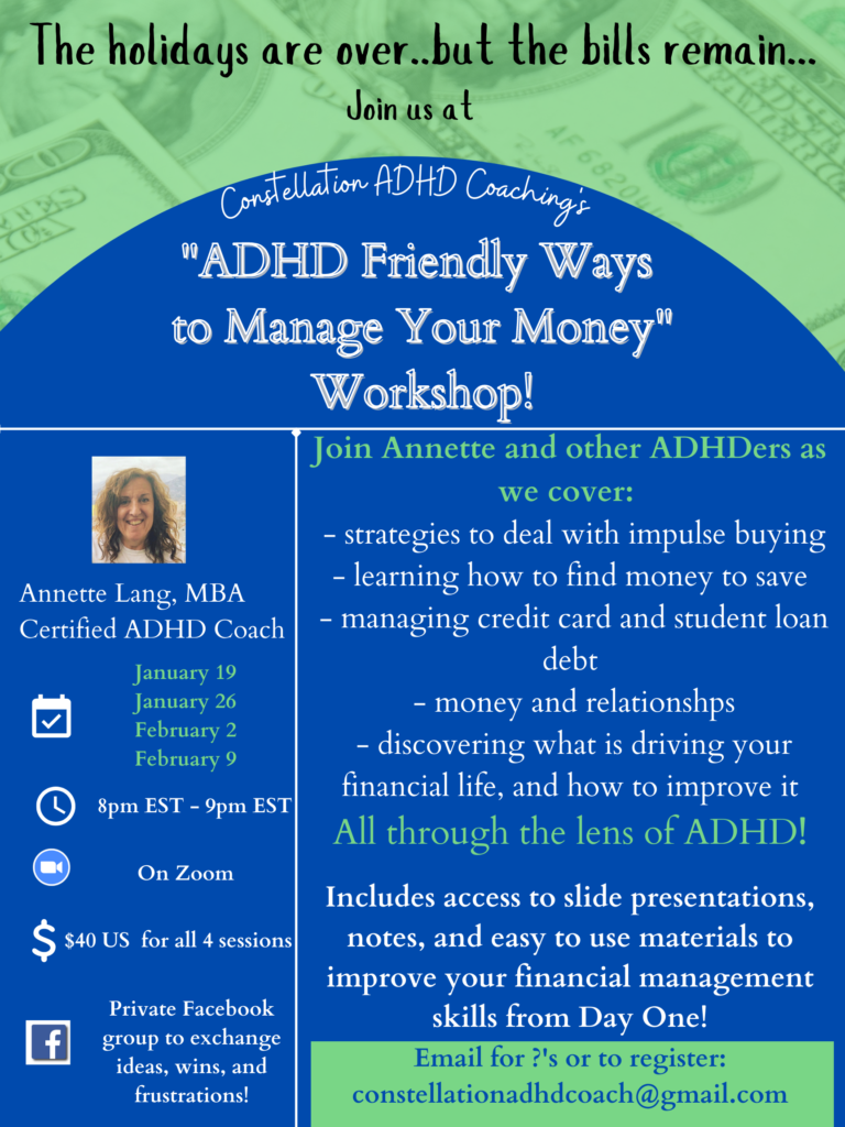 money management through lens of adhd